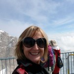 On the Zugspitze summit