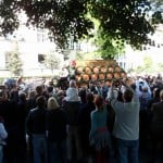 A parade to welcome the beer